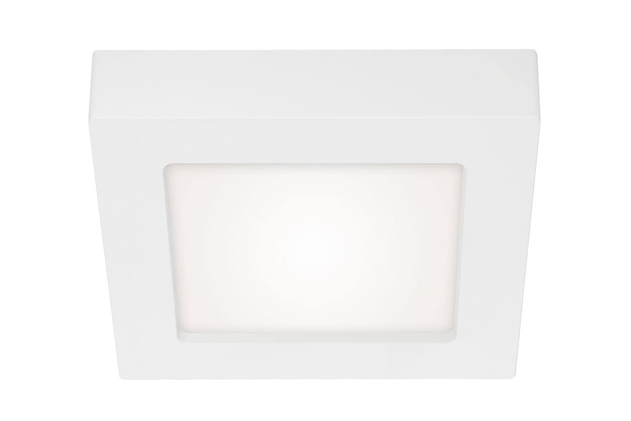 2in1 LED Auf- und Einbauleuchte, 17,2 cm, 12 W, Weiß