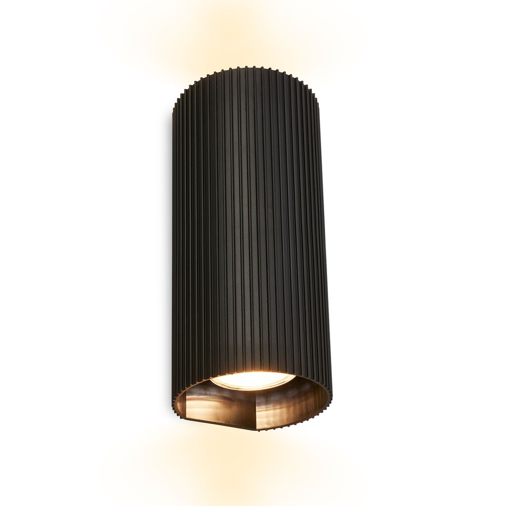 Ida Wandleuchte - Up/Downlight, GU10 Fassung, max. 9W, Schwarz