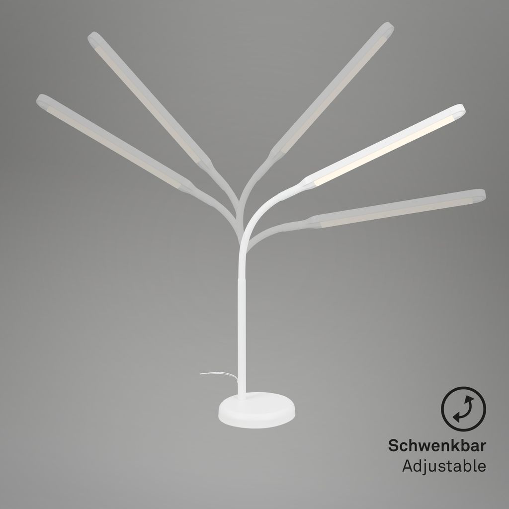LED Tischleuchte, 37 cm, Memory, 6W, 600lm weiß