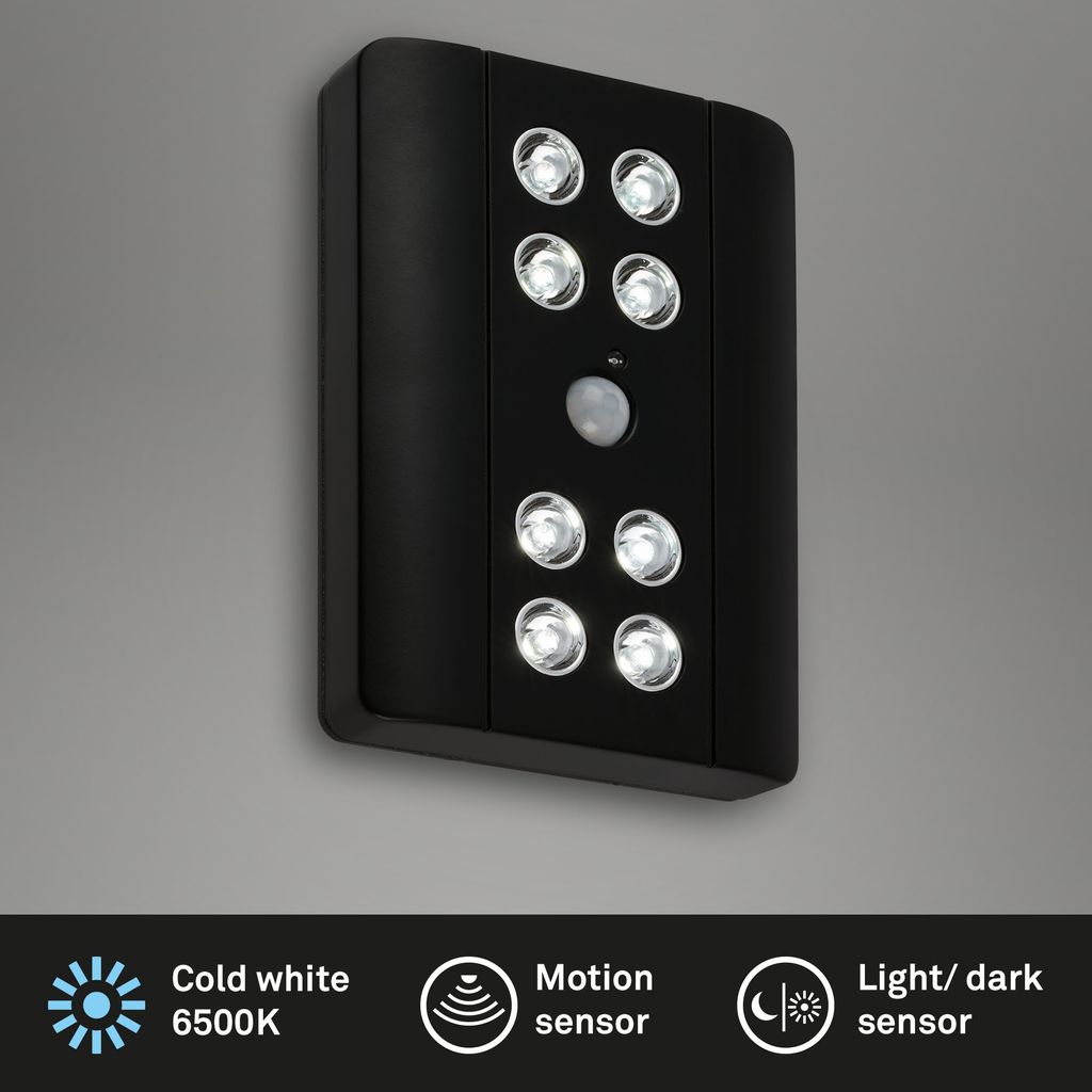LED Unterbauleuchte Unterbaulampe Bewegungsmelder Lichtsensor 8xLED Briloner 2