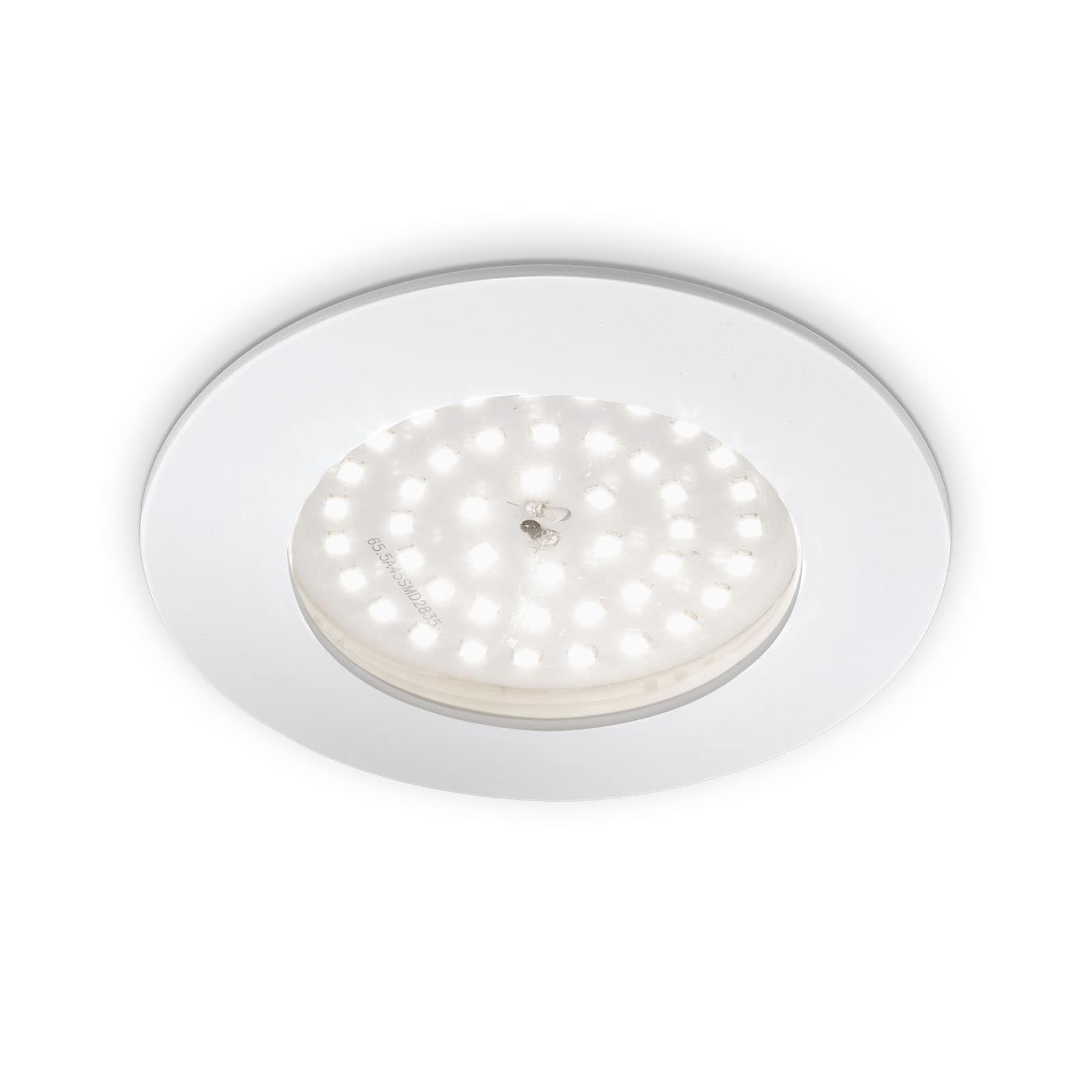 LED Einbauleuchte, Ø 10 cm, 10,5 W, Weiß