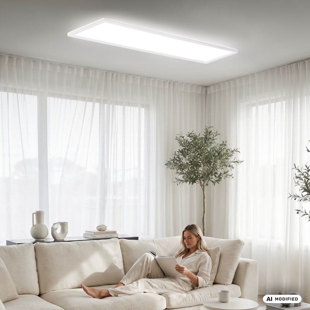 Briloner Move LED Badlampe, Backlight, Bewegungsmelder, Weiß