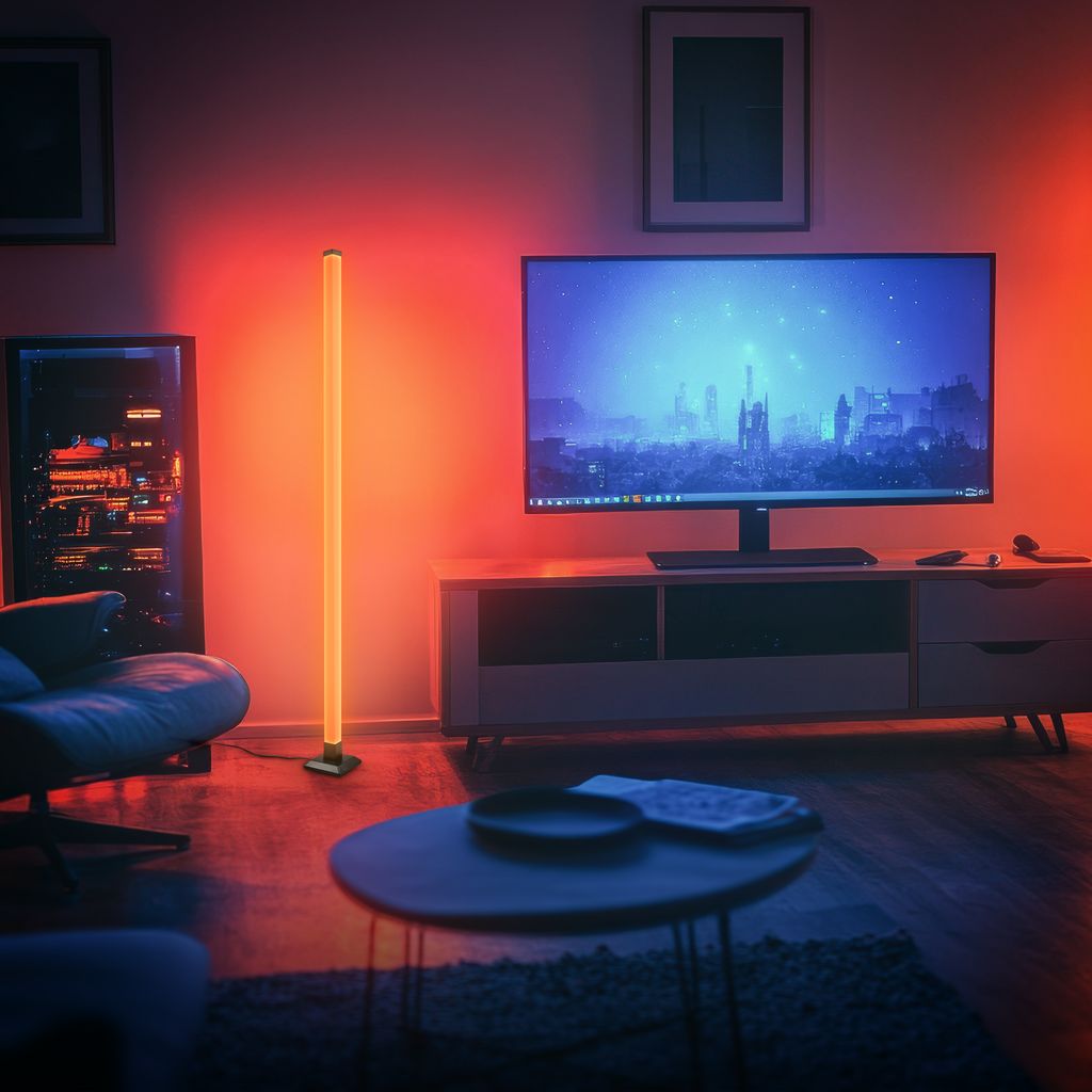 LED Stehlampe Stehleuchte Dimmbar Fernbedienung RGBIC Warmweiß Musikfunktion 5