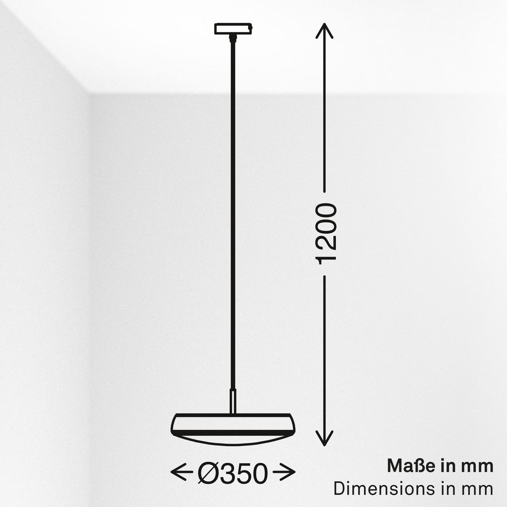 Nala Pendelleuchte - 14,5W, 1800lm, LED, Warmweiß, Warm Grey-Coffee