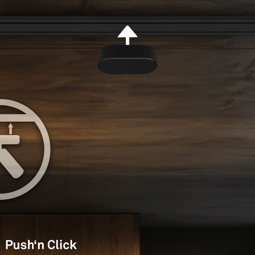 Briloner Luxtrail Schienensystem. Mitte. Zubehör. Erweiterungskomponente. Schwarz. 15 cm 2