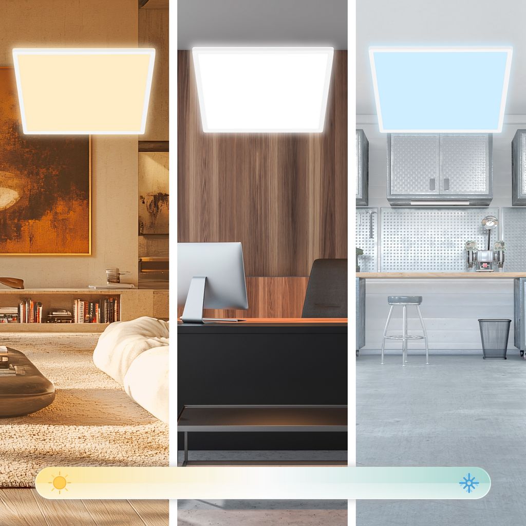 B smart RGB/W-LED Panel, 42 cm, LED-Platine, 22 W, 2700 lm, weiß