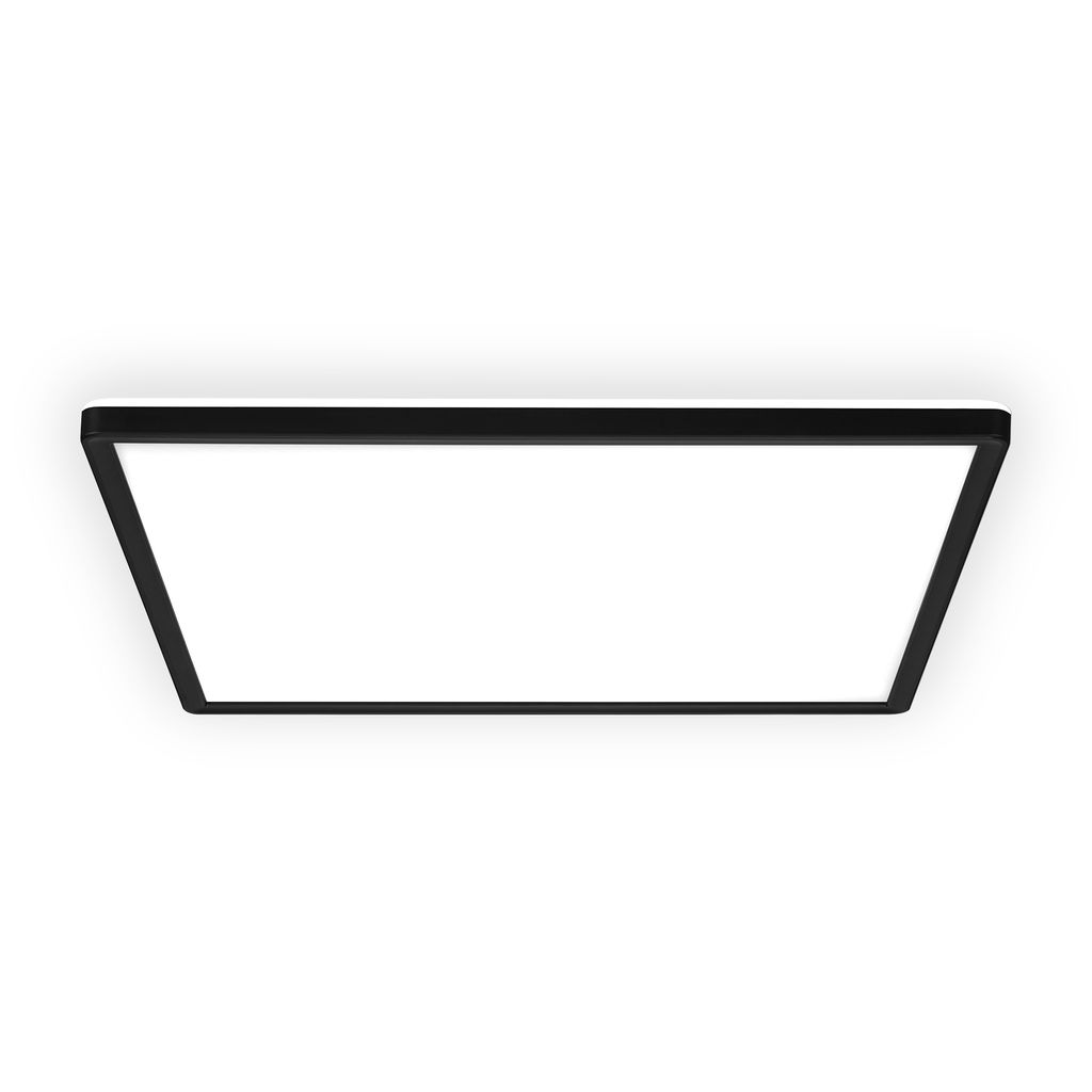 LED Panel 29x29 cm - 18W, 2400lm, Slim, Backlight, IP44, Neutral White, Black