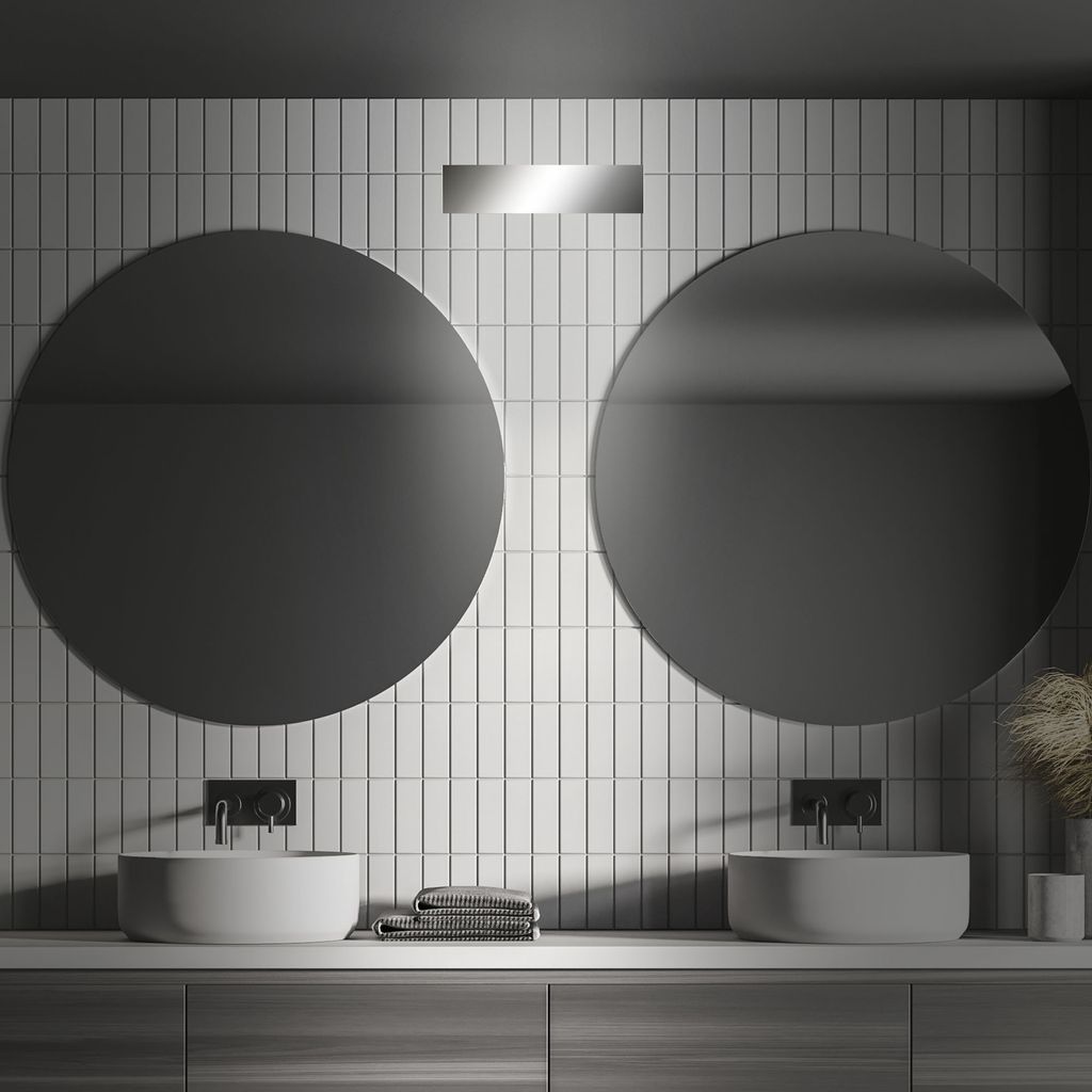 LED Wandleuchte 36 cm 8W 800lm chrom