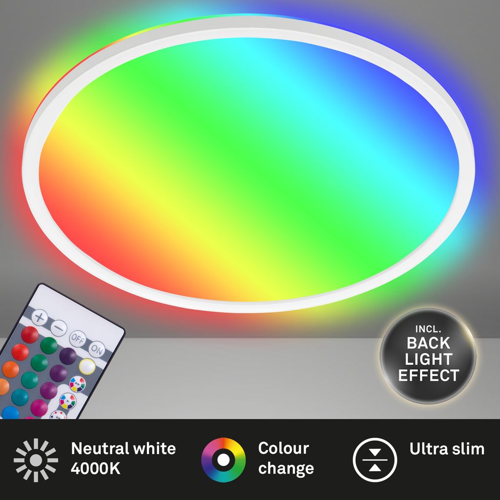 Sottile Pannello LED Ø 29,3 cm 15W 1850lm bianco