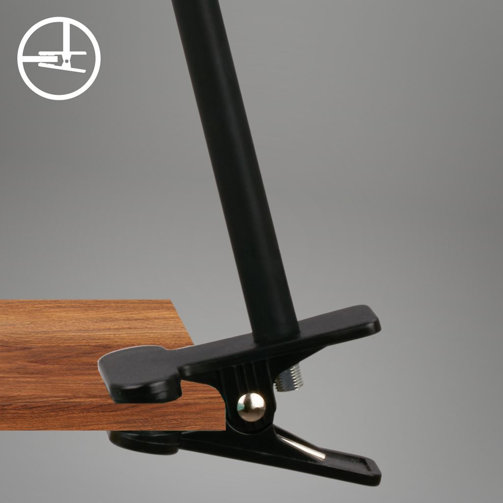 LED Schreibtischlampe Leselampe Klemmleuchte Magnetisch Akku Dimmbar Abnehmbar 8