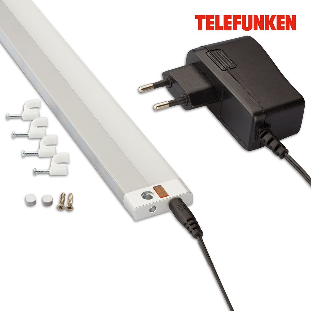 Telefunken Sensor Unterbauleuchte. 50 cm. 9 W. 700 lm. Silber 3