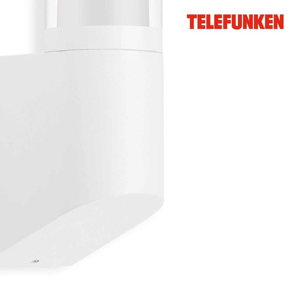 TELEFUNKEN LED Außenleuchte 33,2 cm 8W 850lm weiß