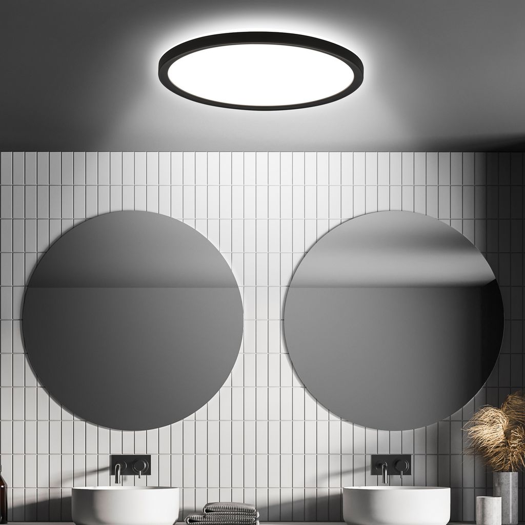 LED Deckenlampe Bewegungsmelder IP44 LED Badlampe Badezimmerleuchte Flach 3