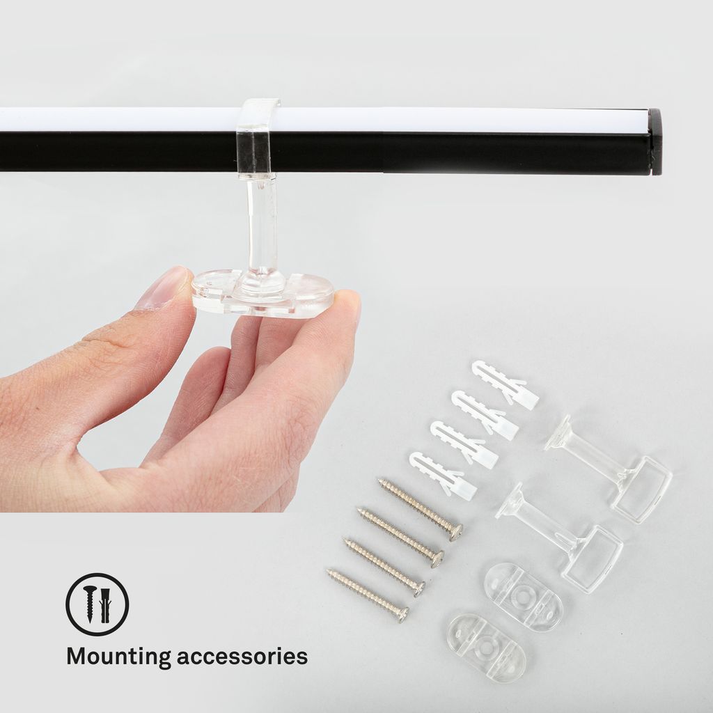 LED Deckenleuchte Schwenkbar 5-flammig 28 W schwarz Metall-Kunststoff Briloner 4