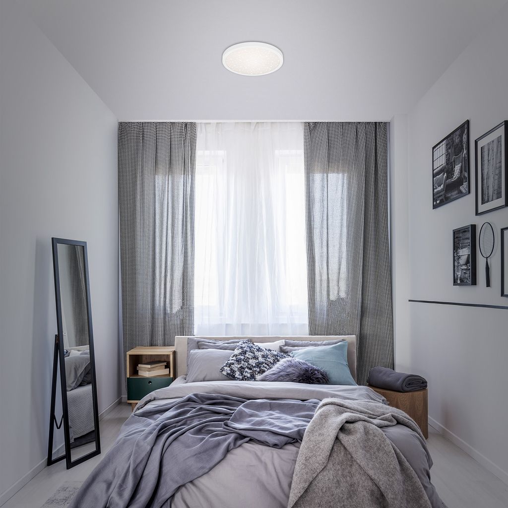 LED Deckenleuchte Ø 28 cm 18,5W 2000lm weiß