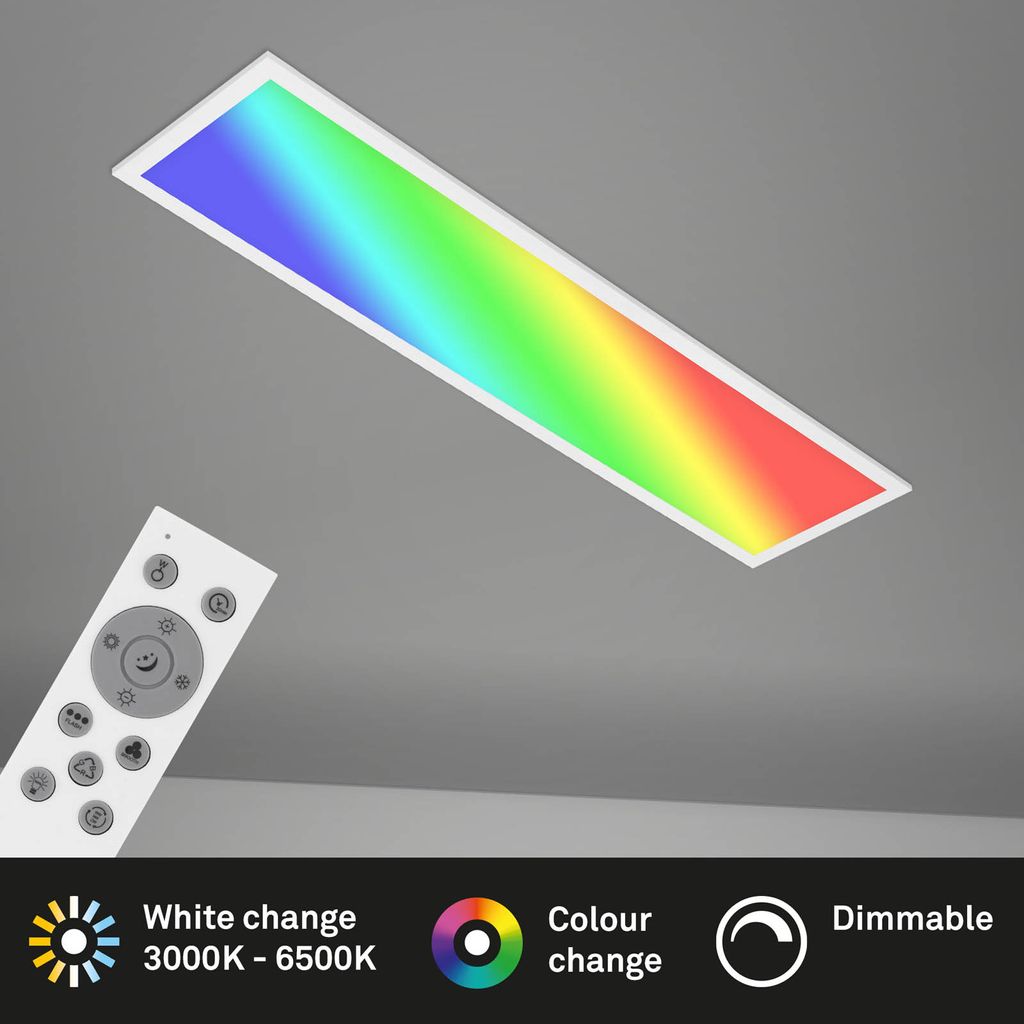 RGB CCT LED Panel, 100 cm, 24 W, Weiß
