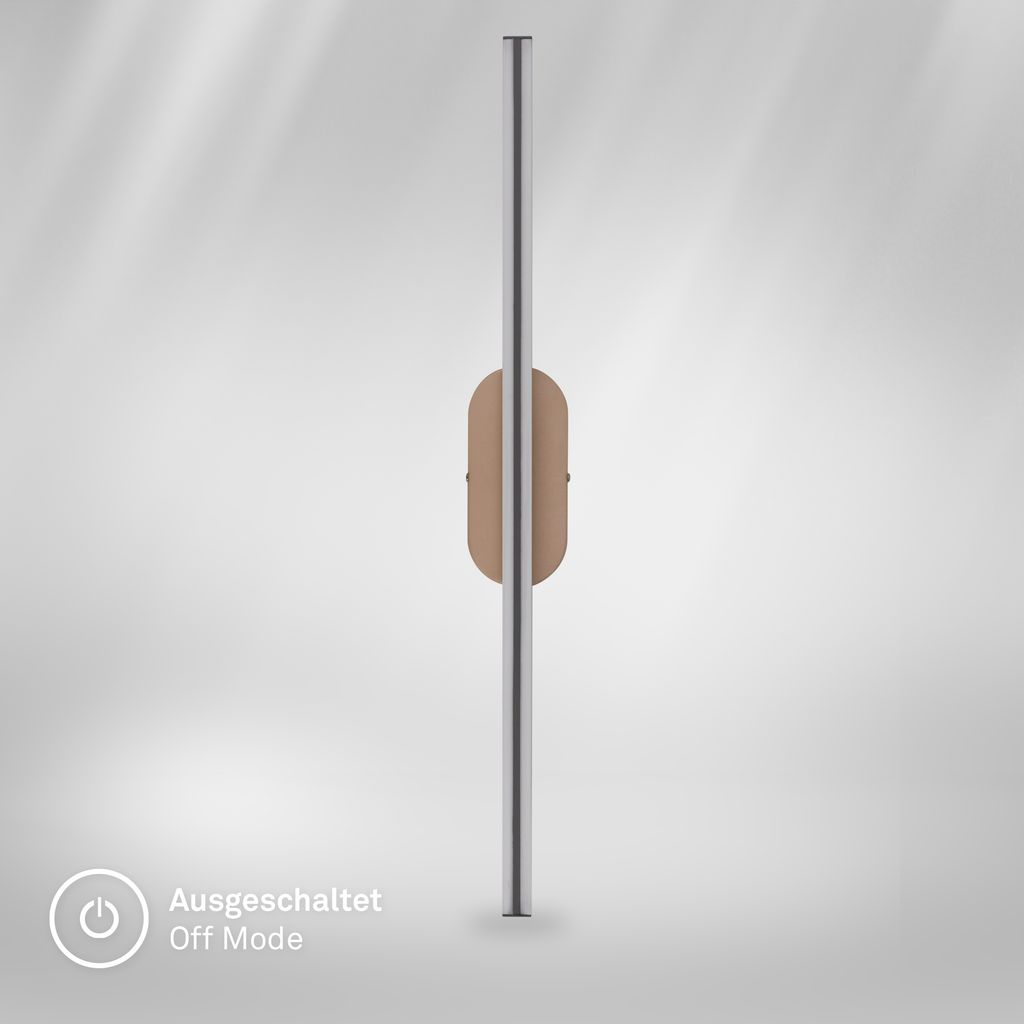 Ruth Wandlampe - 12W, 1200lm, LED, Warmweiß, Anthrazit-Bronze Metallic