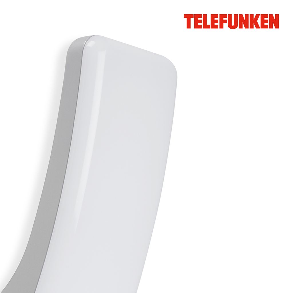 TELEFUNKEN LED Außenleuchte 26,3 cm 15W 1800lm silber