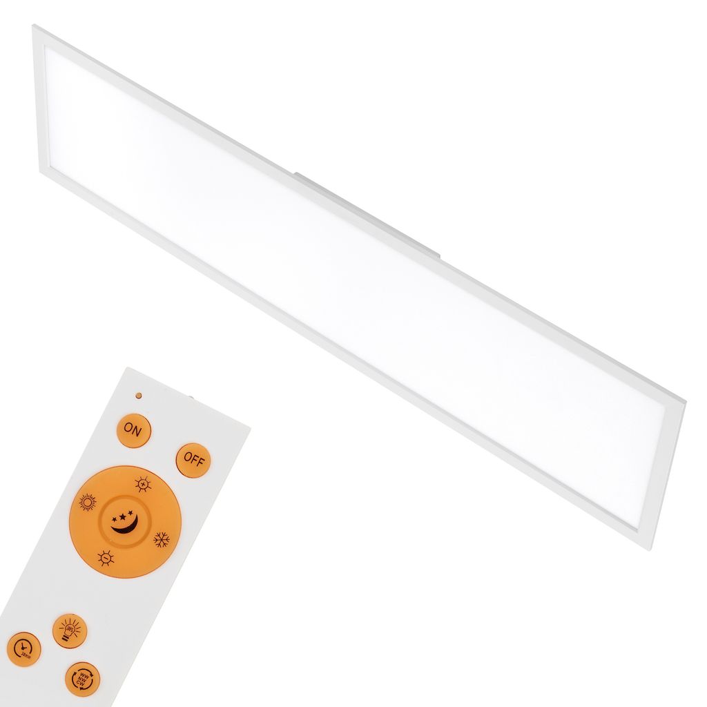 LED Panel Dimmbar Fernbedienung Ultraflach CCT 36 W weiß Metall Briloner 7