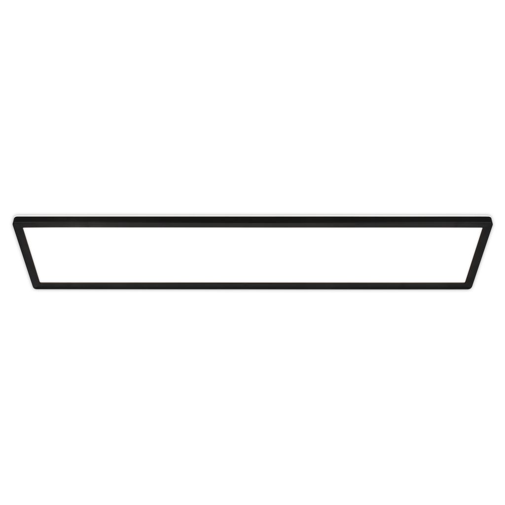 LED Panel 98x20 cm - 36W, 4800lm, Slim, Backlight, IP44, Neutral White, Black