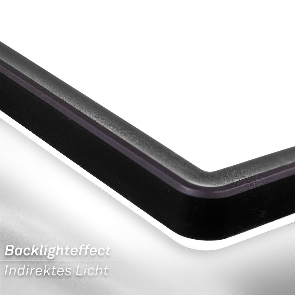 Tava A LED Deckenlampe, mit EEK A Lichtquelle*, Backlight, Schwarz