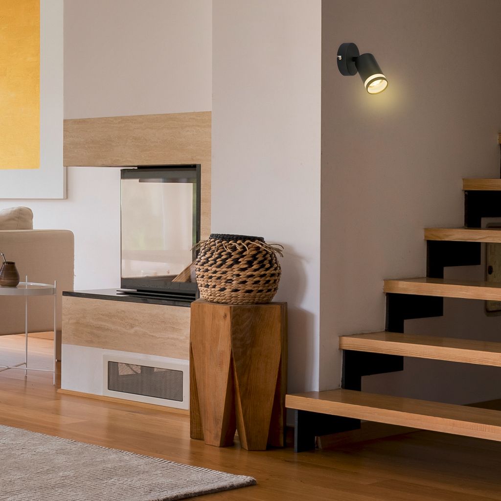 Wandleuchte innen Wandlampe Innen Spotleuchte Flurlampe Schwenkbar Leselampe 6