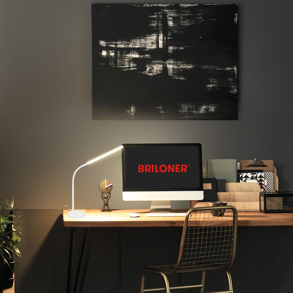 LED Tischleuchte, 37 cm, Memory, 6W, 600lm weiß