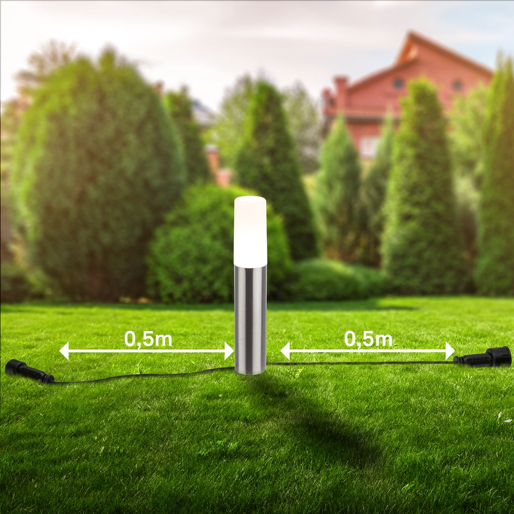 CONNECT TO SHINE Erweiterungsset Junca mit 3er Set LED Wegeleuchten. IP44 5