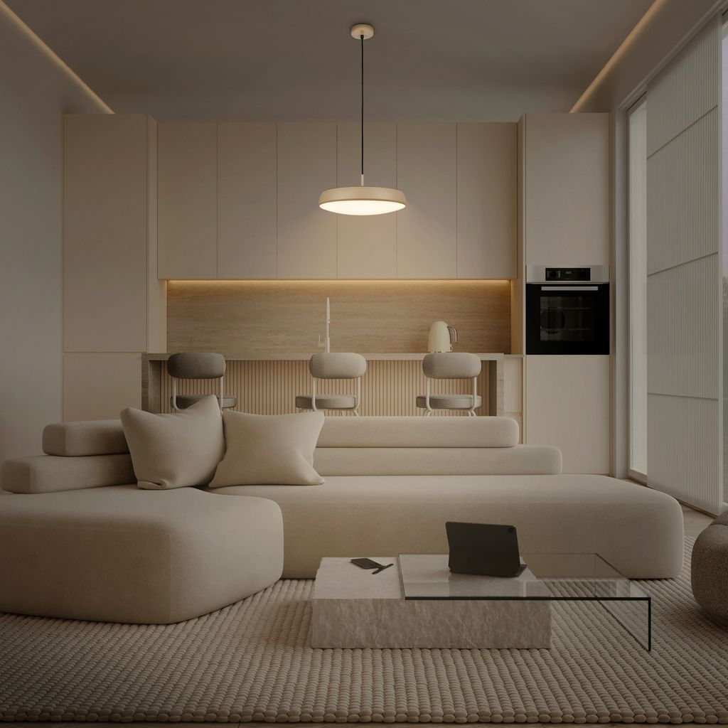 Nala Pendelleuchte - 14,5W, 1800lm, LED, Warmweiß, Anthrazit-Macchiato