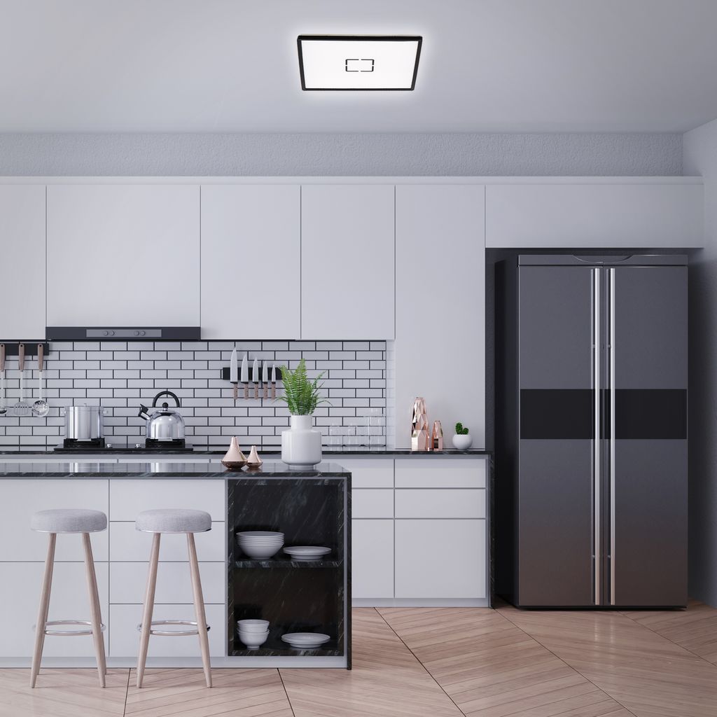LED Deckenleuchte ultraflach Hintergrundbeleuchtungseffekt 22 W IP20 Briloner 10