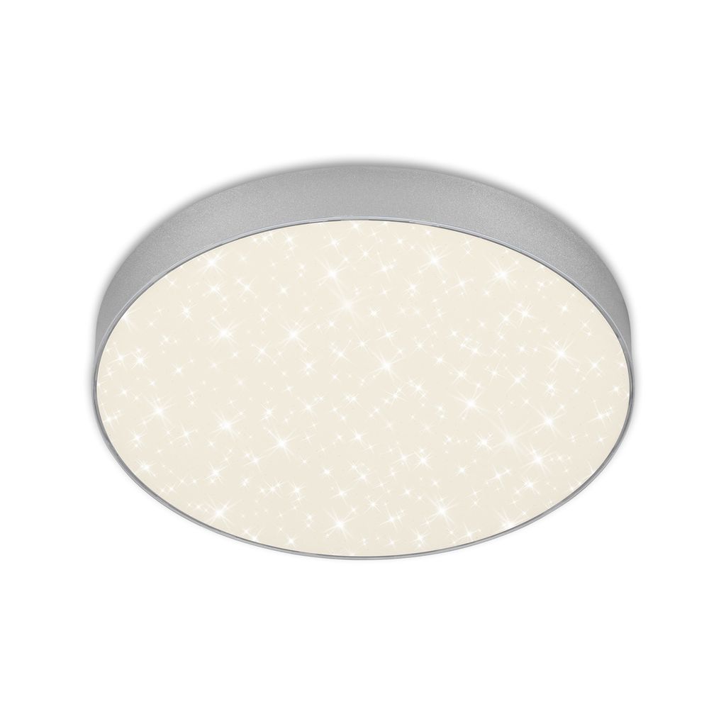 STERNENHIMMEL LED Deckenleuchte, Ø 28,7 cm, 21 W, Silber