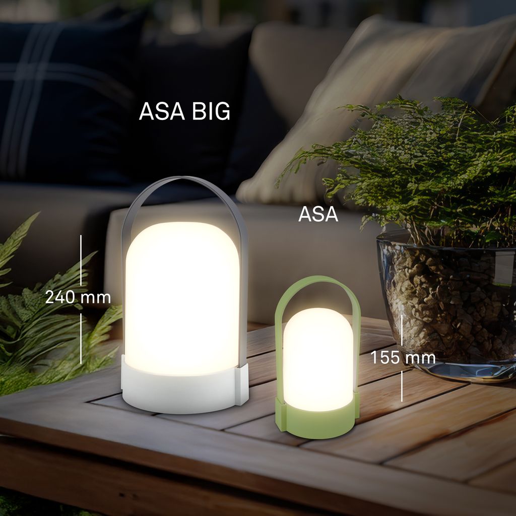 LED Camping Lamp Rechargeable Tent Light Touch Dimmer 1W IP44 Portable Handle