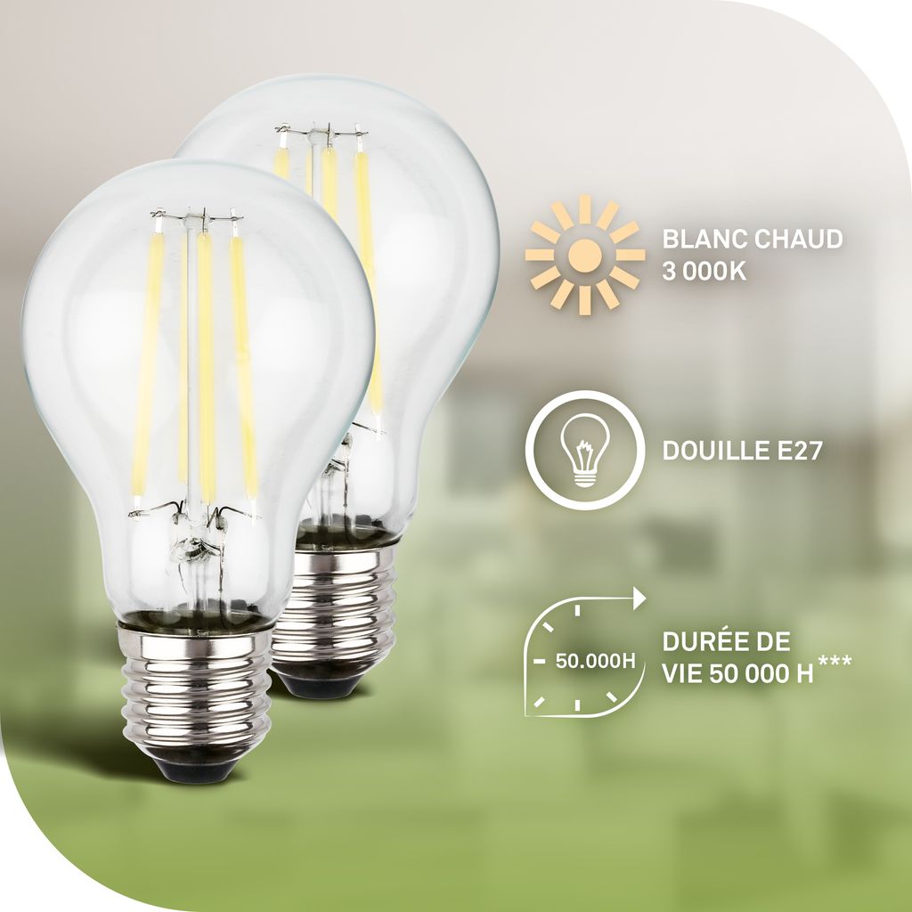 Ino 2er Set Tischlampe mit 2x Leuchtmitteln - Warmweiß, EEK A, Keramikfuß, Kabelschalter, Weiß