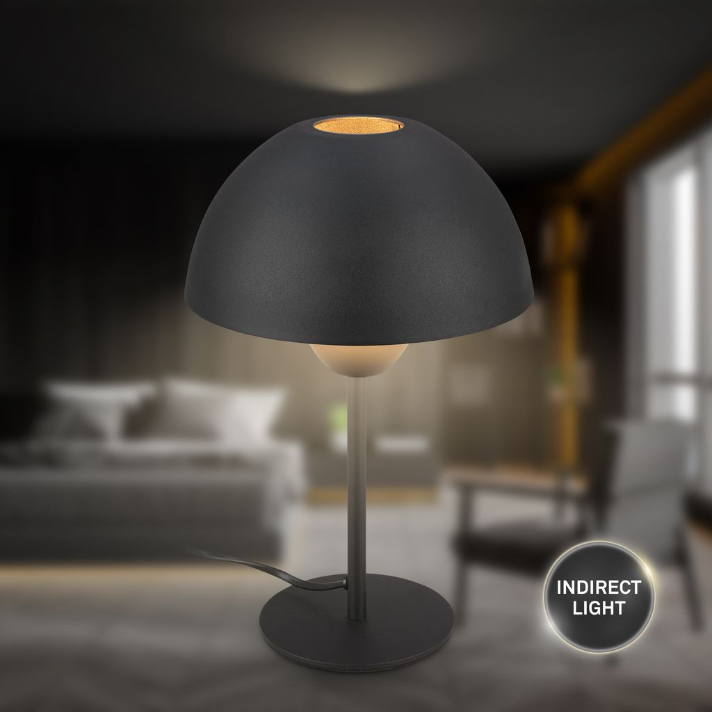 Gryde Table Lamp - With Switch, E14 socket, max. 25W, Black