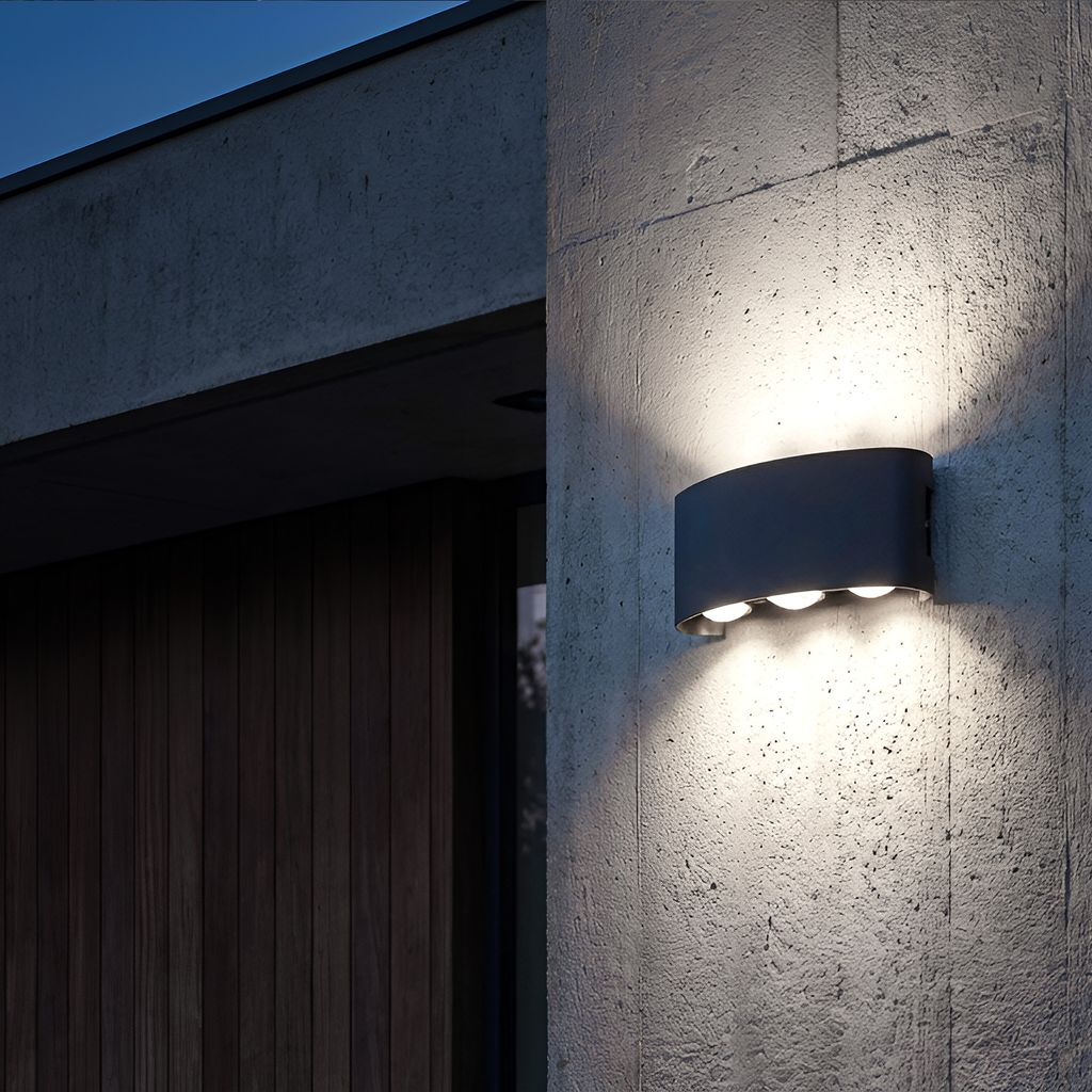 Will Outdoor Wall Light - 6.5W, 700lm, LED, Neutral White, IP44, Black