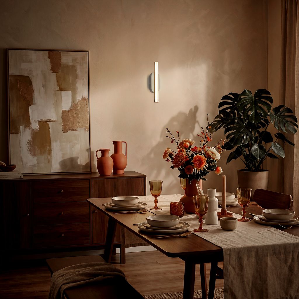 Ruth Wandlampe - 7W, 600lm, LED, Warmweiß, Warm Grey-Coffee