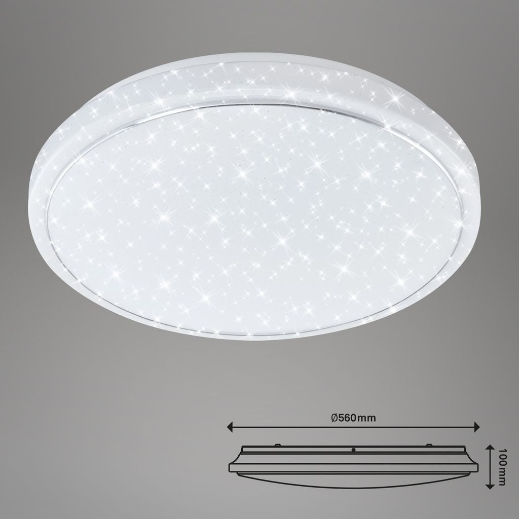 STERNENHIMMEL LED Deckenleuchte, Ø 56 cm, 48 W, Weiß