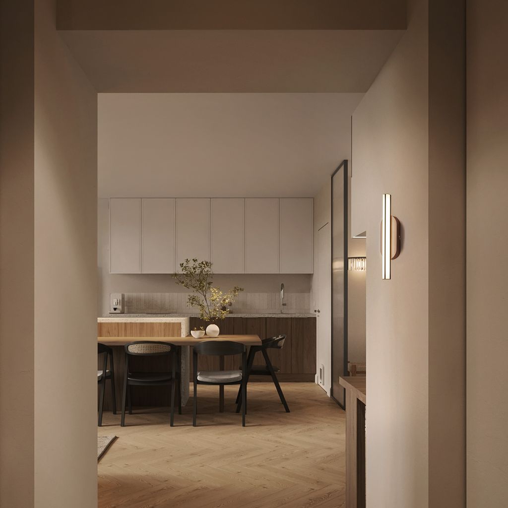 Ruth Wandlampe - 7W, 600lm, LED, Warmweiß, Anthrazit-Bronze Metallic