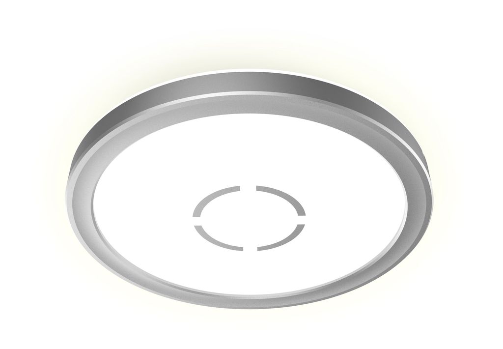Slim LED Panel Ø 19 cm 12W 1400lm silber
