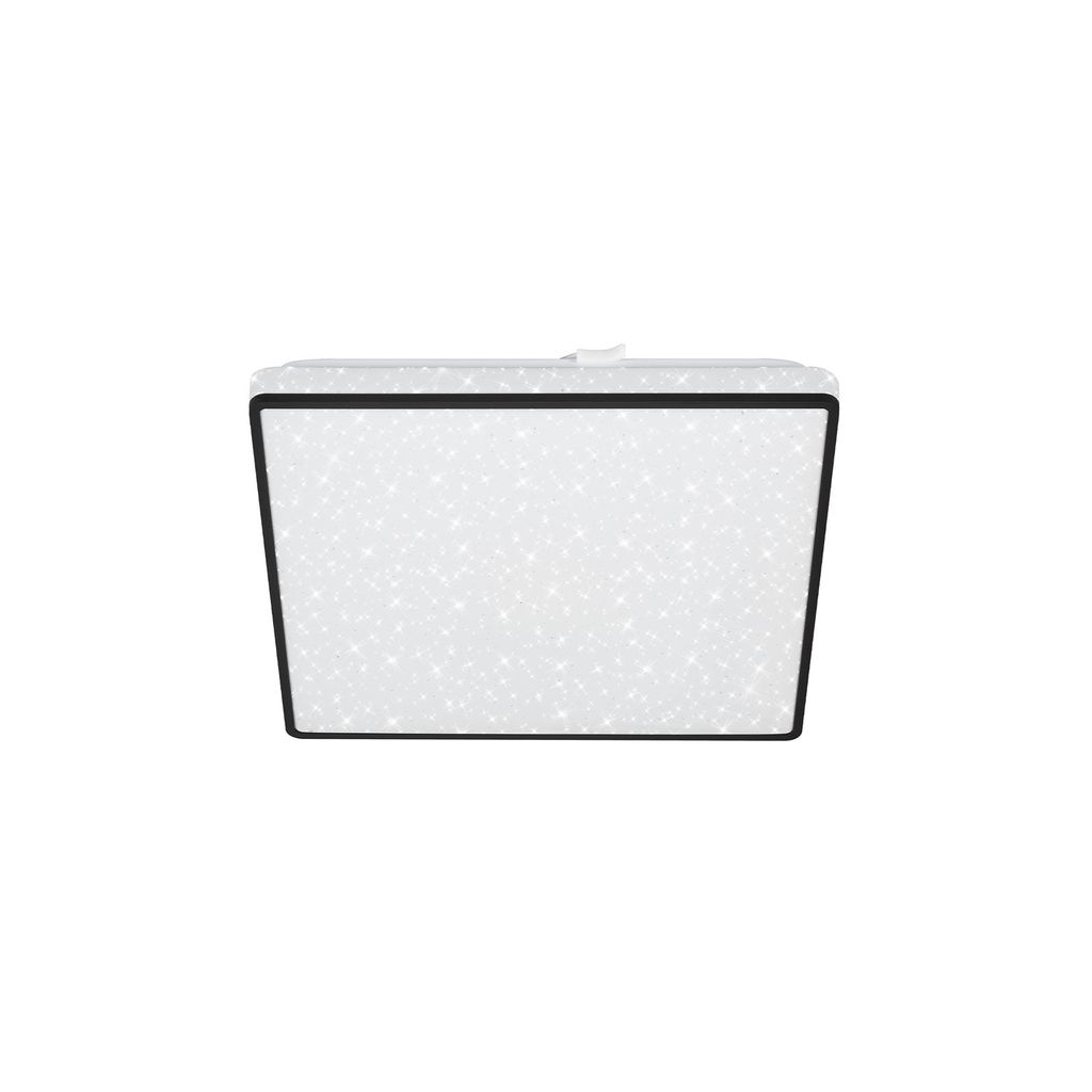 LED-Deckenleuchte, 27 cm, LED-Platine, 15 W, 1800 lm, schwarz