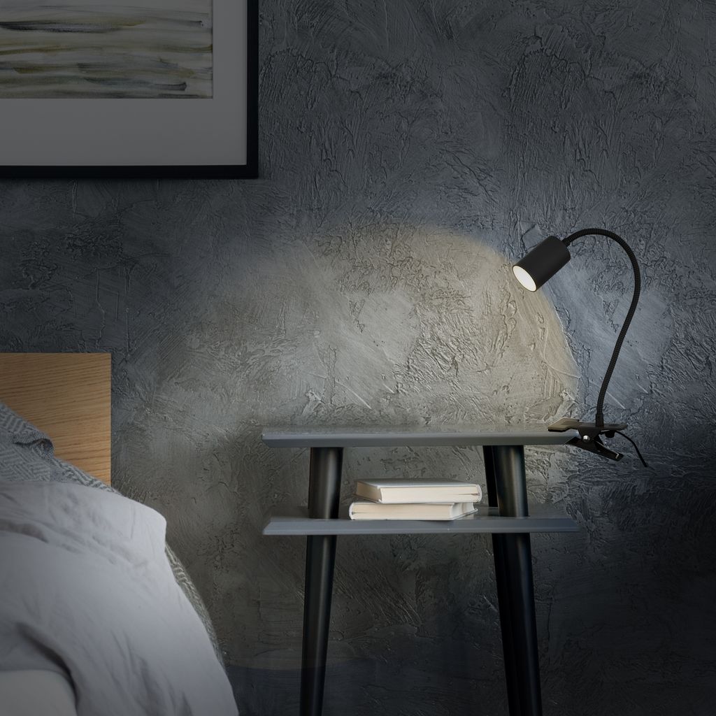 Schreibtischlampe Klemmleuchte Leselampe Schwenkbar Kabelschalter Kinderzimmer 8