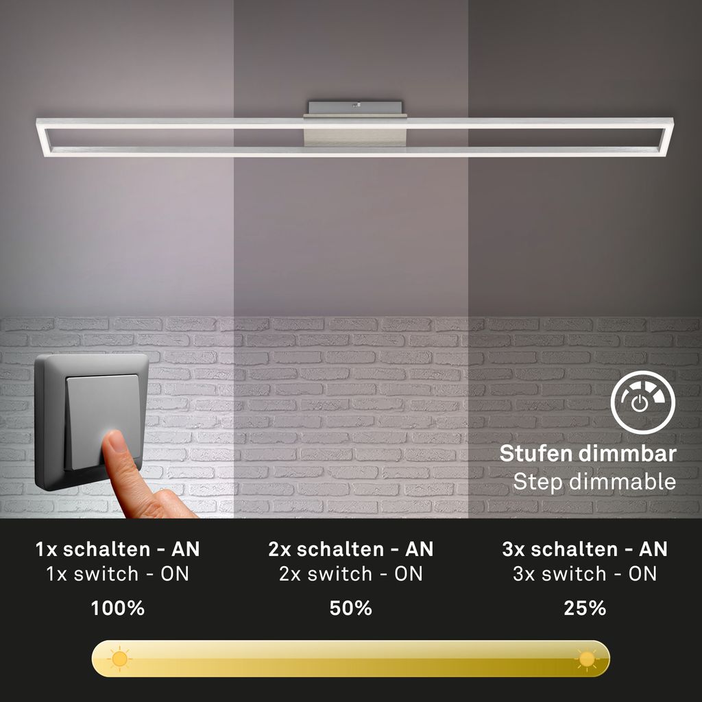 LED Frame 110 cm 18W 1600lm aluminium