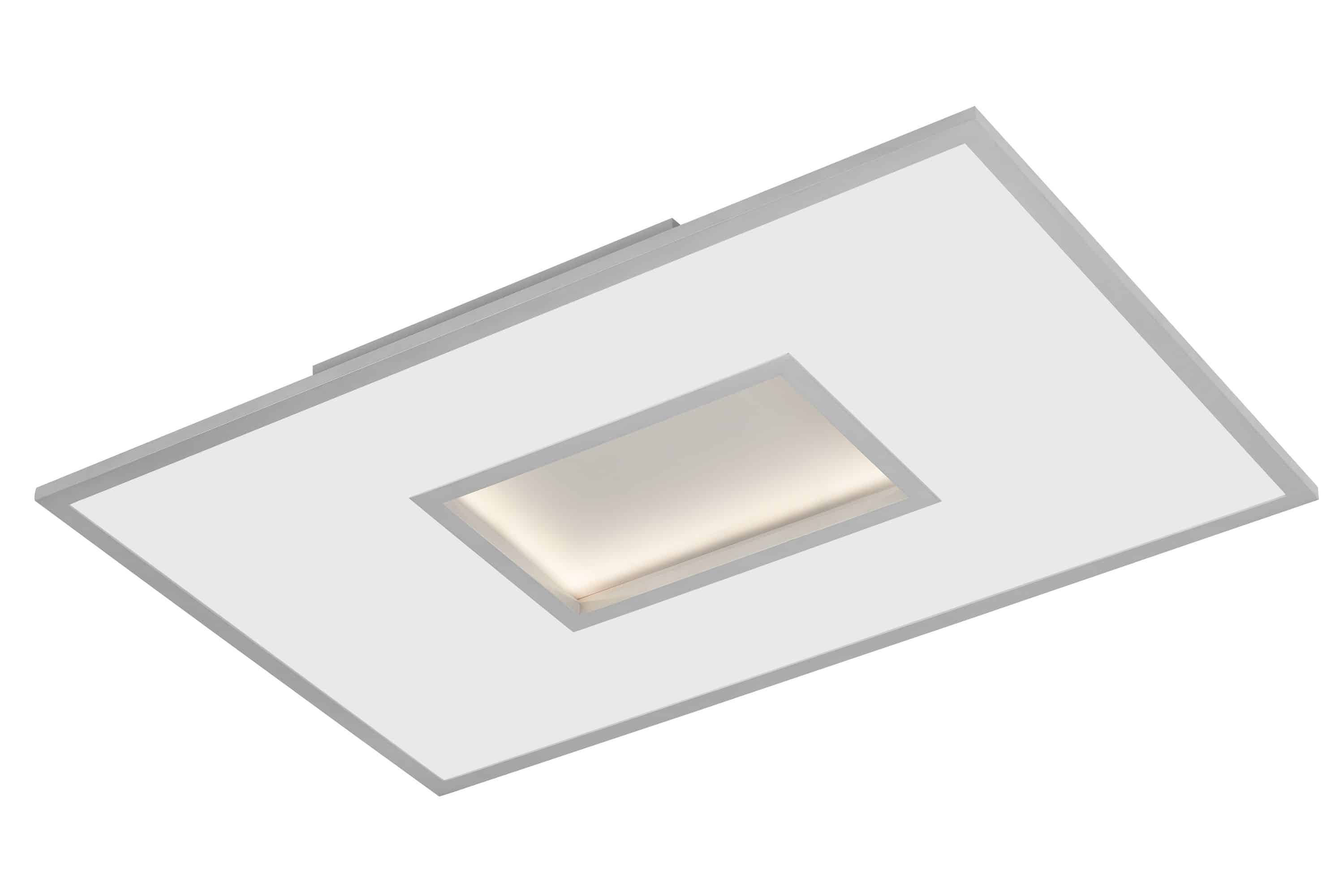 CCT LED Deckenleuchte, 80 cm, 53 W, Chrom-Matt