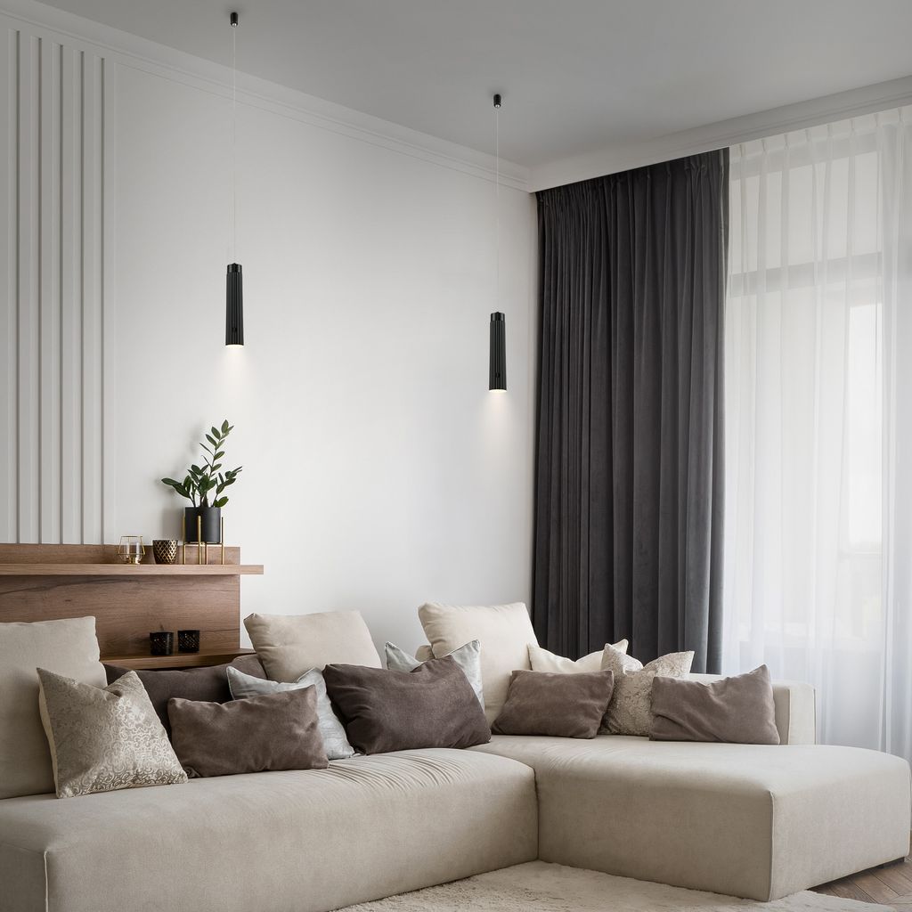 Hang Pendelleuchte - 3,5W, 280lm, Akku, LED, Höhenverstellbar, Schwarz
