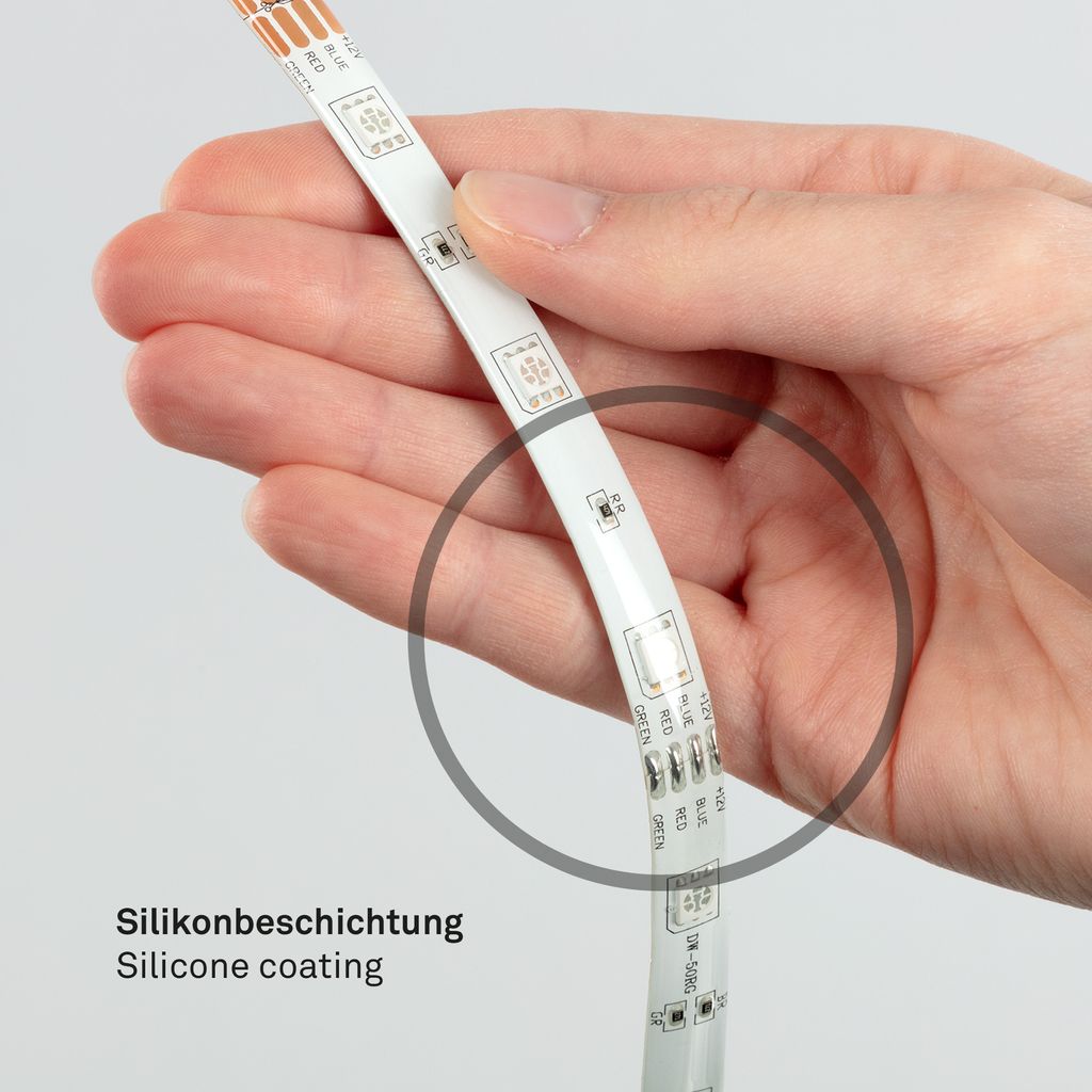 RGB LED Band 500 cm 0,12W weiß