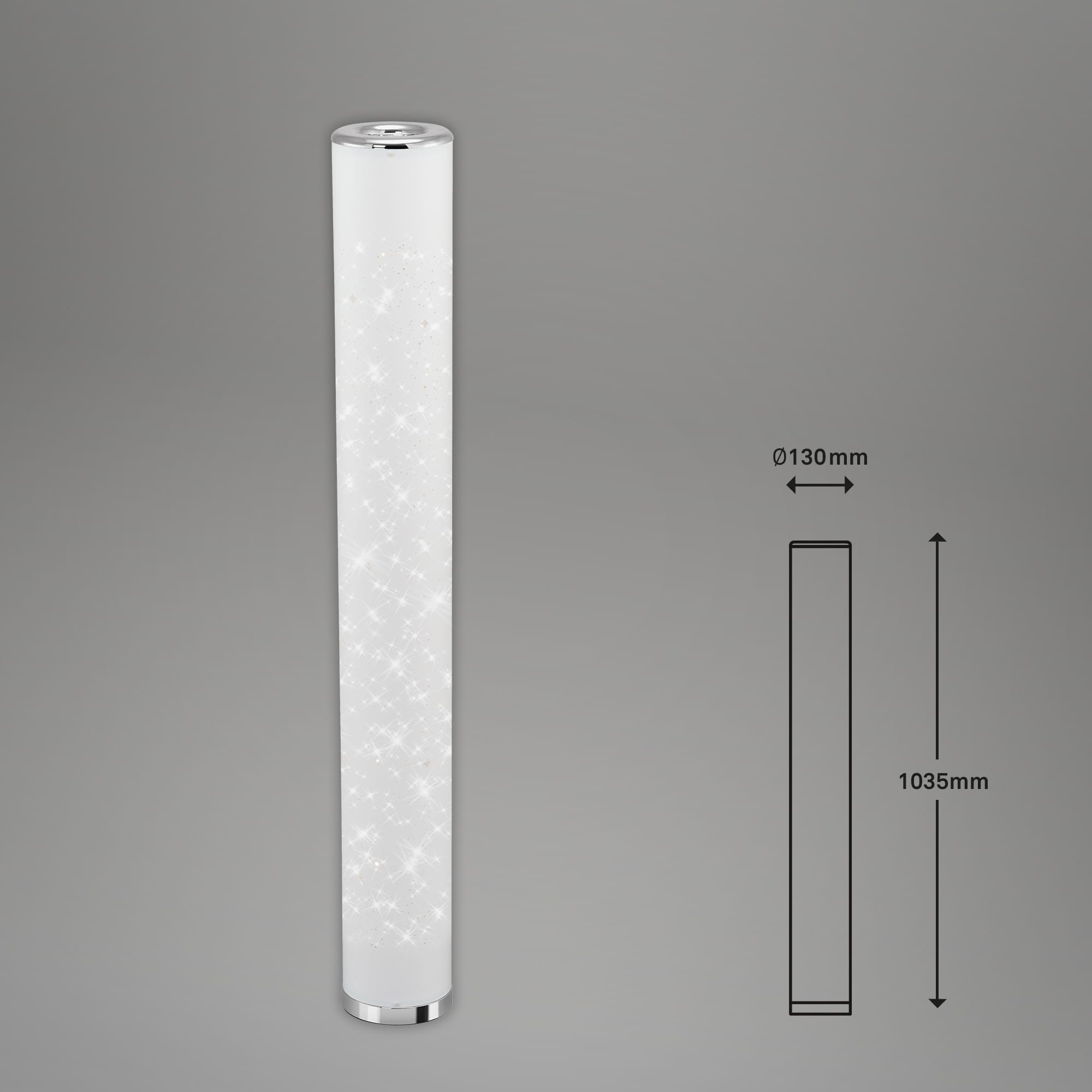 LED Stehleuchte Ø 13 cm 10W 1050lm weiß | Standleuchten