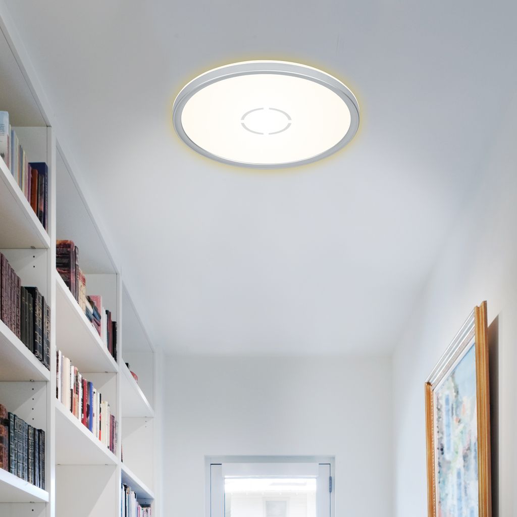LED Deckenleuchte Hintergrundbeleuchtungseffekt 18W Ø29.3cm Briloner 9