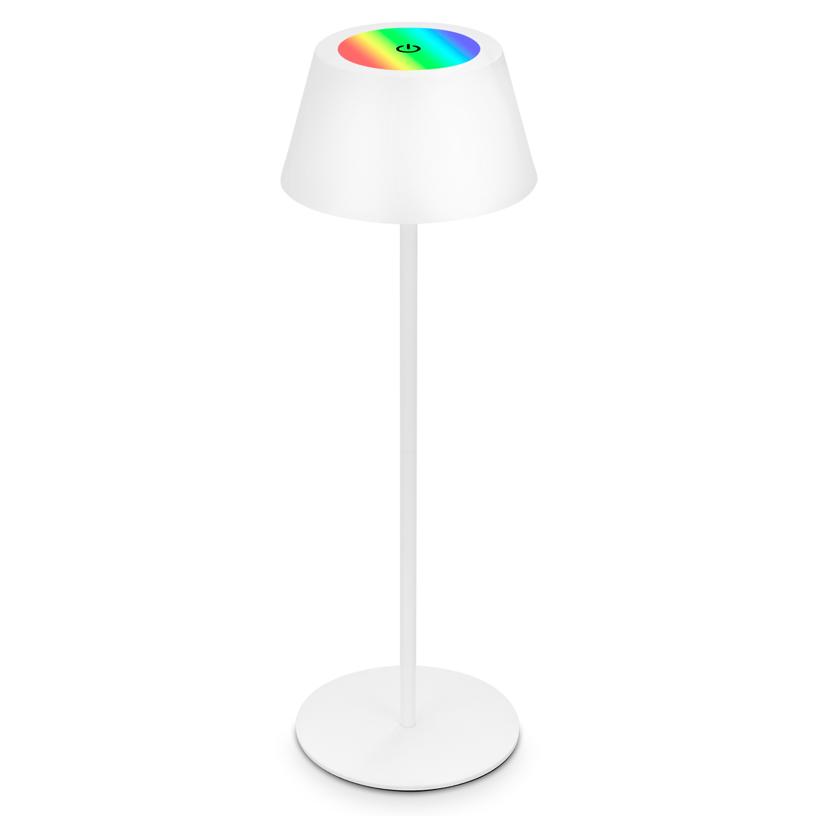 LED RGB Akku-Tischleuchte 38 cm 2,6W 200lm weiß