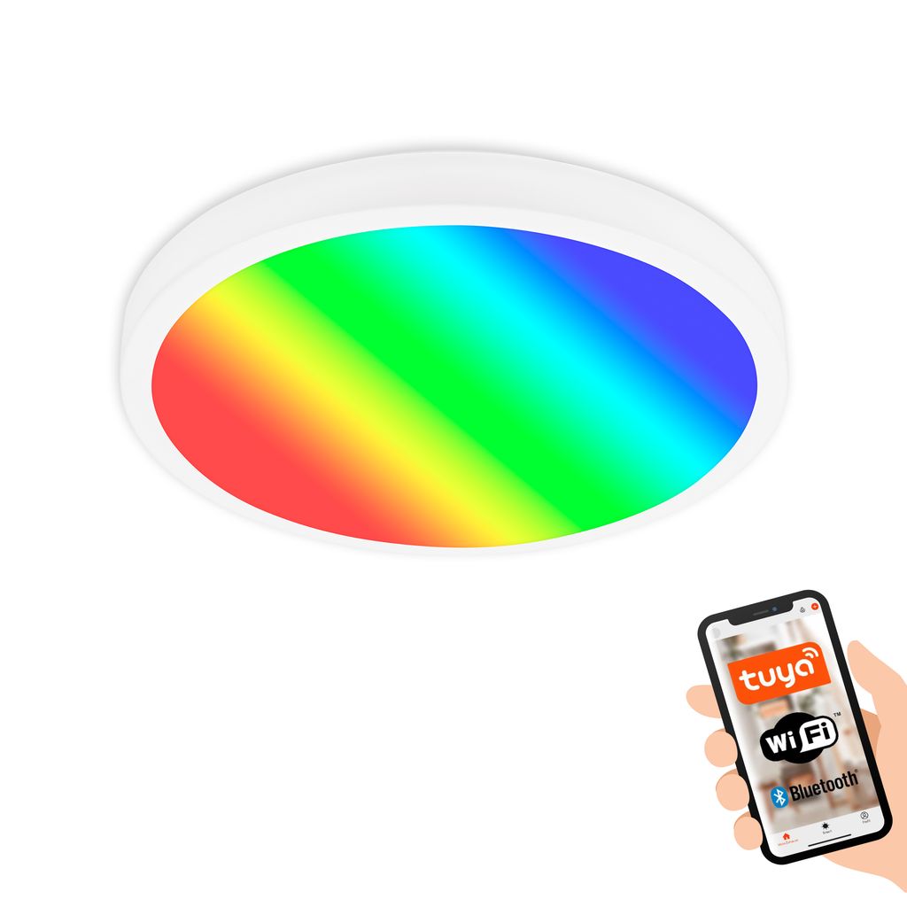 WiFi TUYA + Bluetooth RGB/W CCT LED panel. LED/21W 0