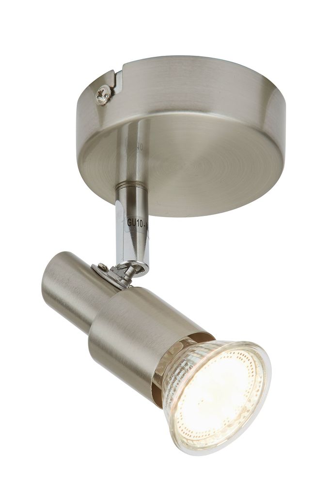 Spotlight Ø 8 cm 1x GU10 3W 280lm mat-nikkel